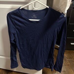 Sivvan Women's Navy Long Sleeve Top